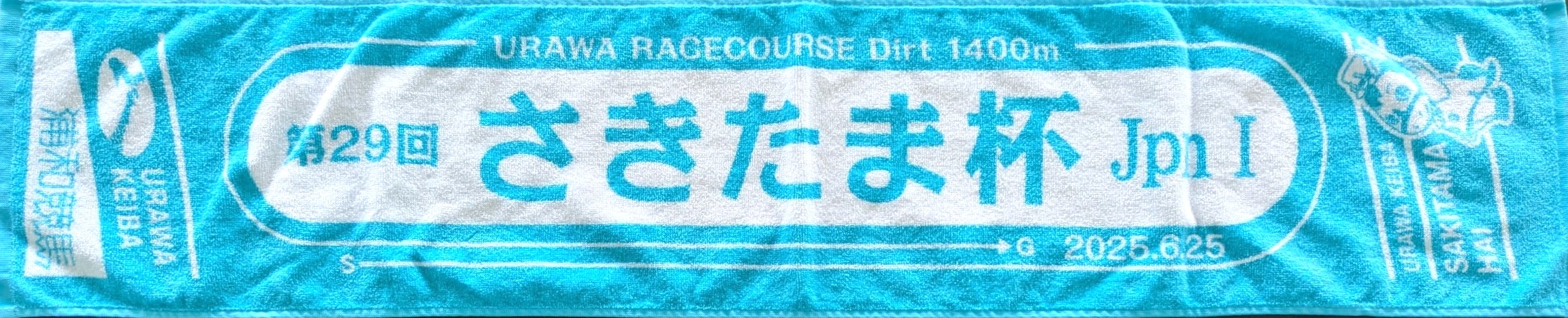 さきたま杯マフラータオル 水色